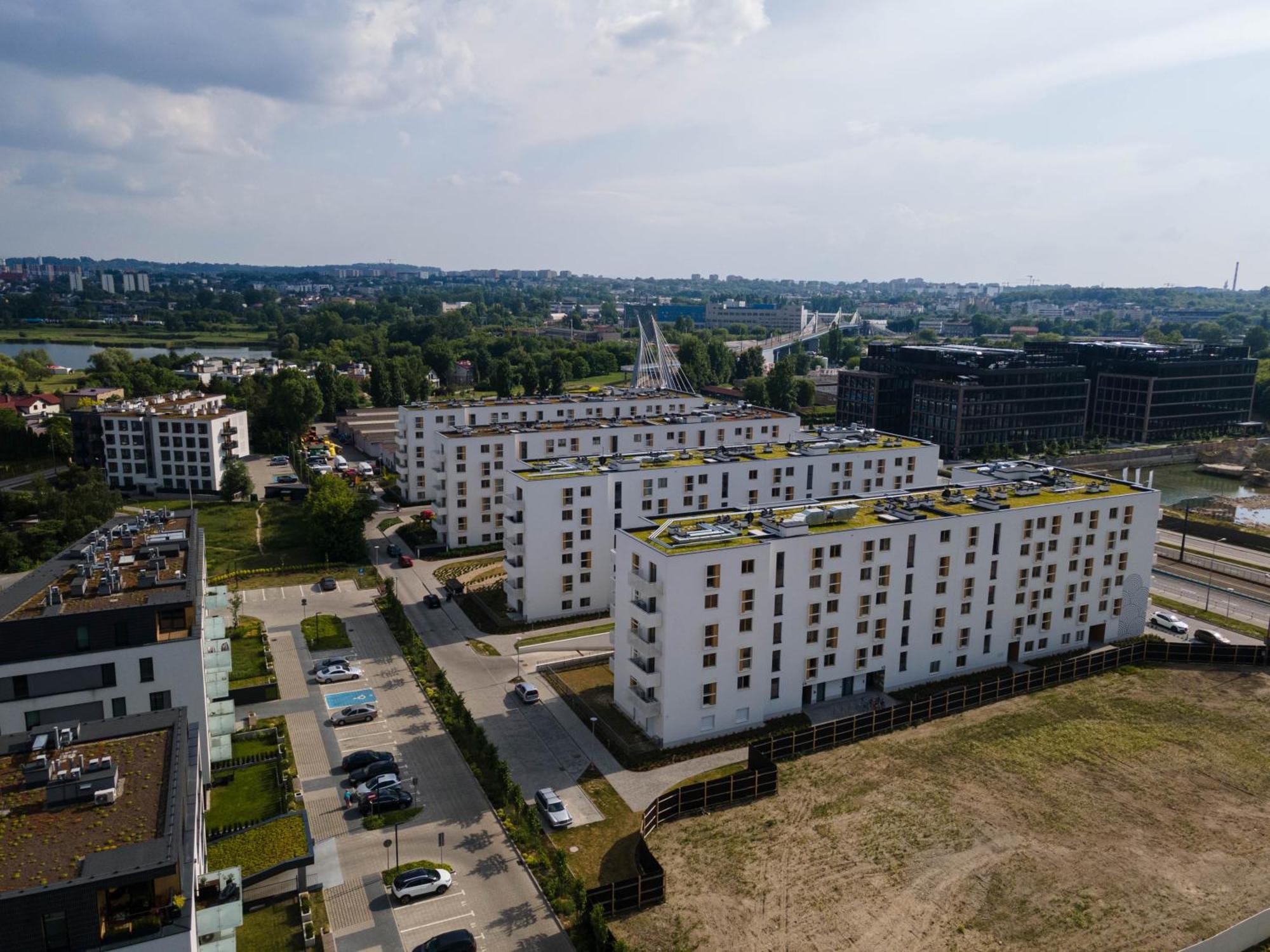 Saska Park Apartments Krakow Bagian luar foto