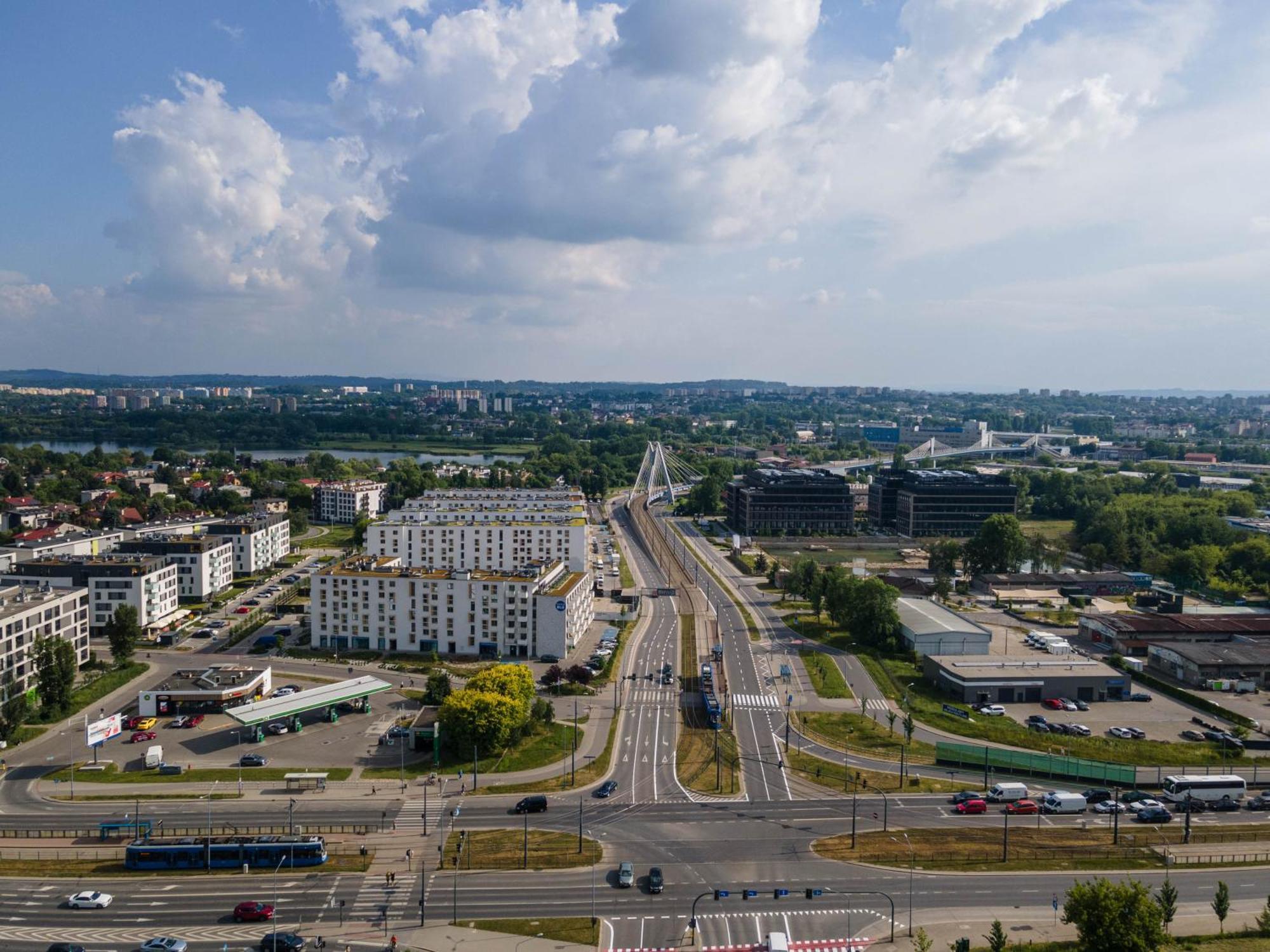 Saska Park Apartments Krakow Bagian luar foto