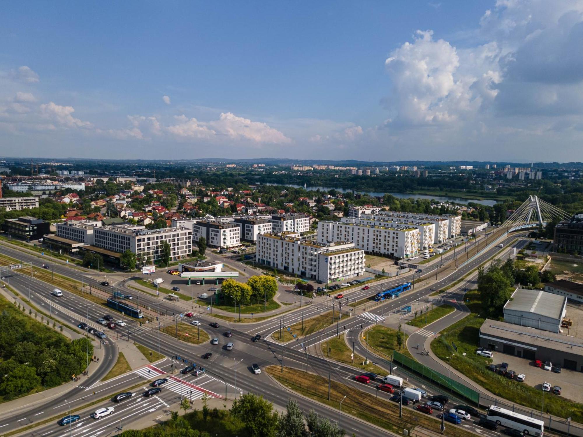 Saska Park Apartments Krakow Bagian luar foto
